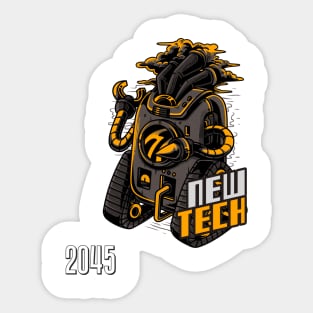 NEW TECH ROBOT Sticker